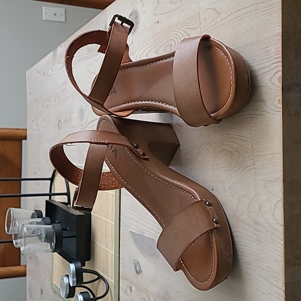 Brown MIA Heeled Sandals